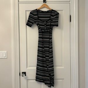 Stripe Club Monaco Dress